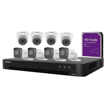 بكچ 8 كاميرات هيك فيجن دقة 2 ميجا انالوج